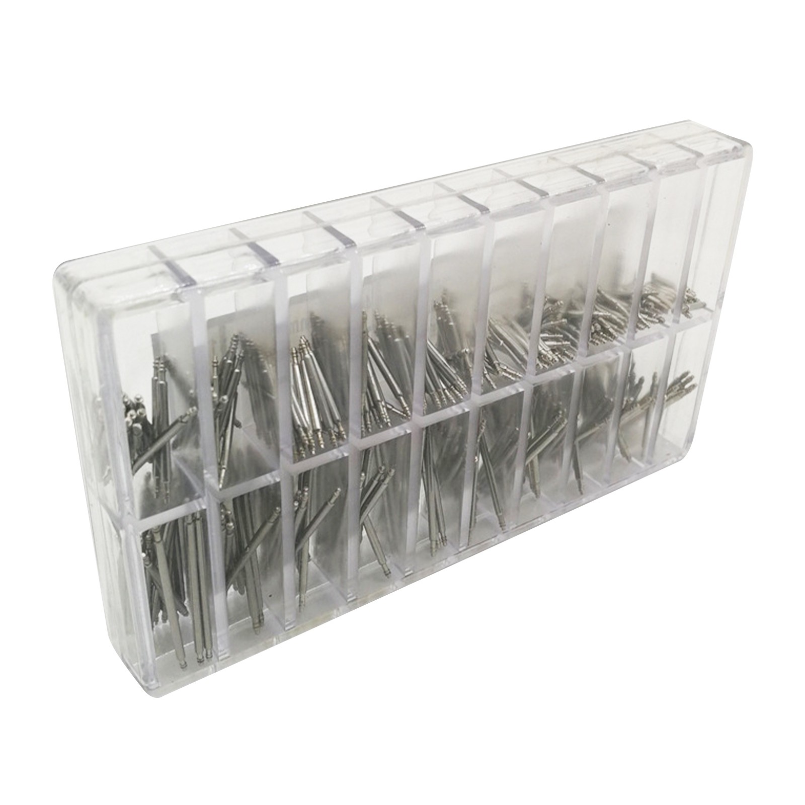 360pcs 8-25mm 18 Sizes Stainless Steel Double Flange Watch Band Spring Bars