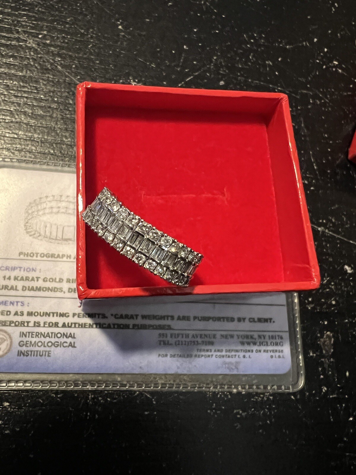 Approx.2.00 Carat Natural Diamond Stretchable Eternity Band Ring 14K White Gold