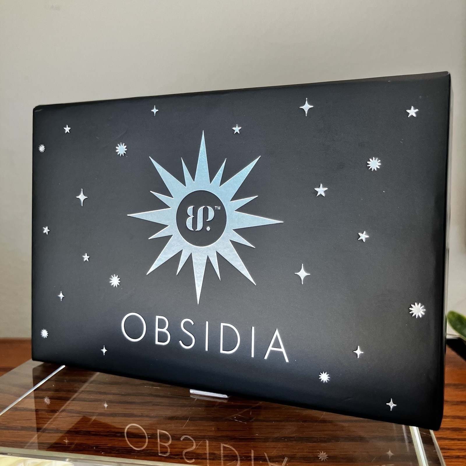 Bomb Party Obsidia “Celestial Throne” Necklace Onyx Sandstone On Gold NK62998