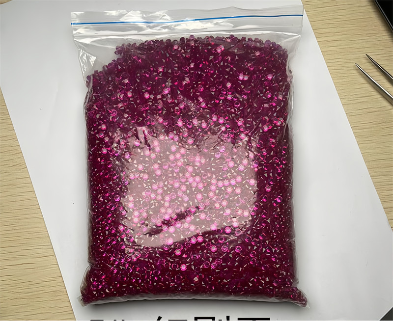 Wholesale High quality Round Cut Red Ruby Lab Created AAAA+ Loose Gems 500pcs