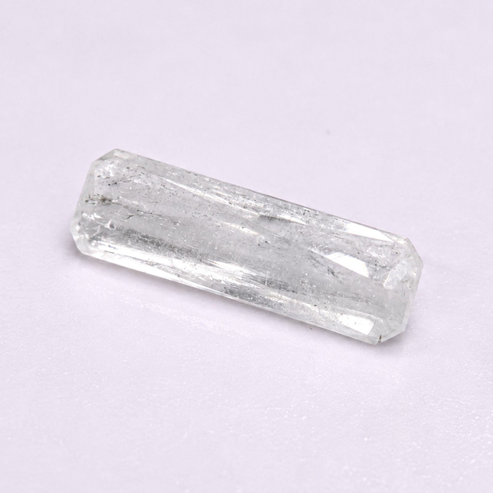 2.54 ct SCOLECITE – INDIA – Natural Rare Untreated Faceted – FREAKINGCAT