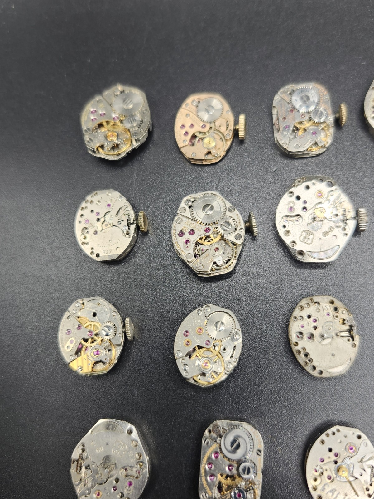 (38) Watch Movement Parts Womens Watches Used Unkown Used Silver Gold Tone
