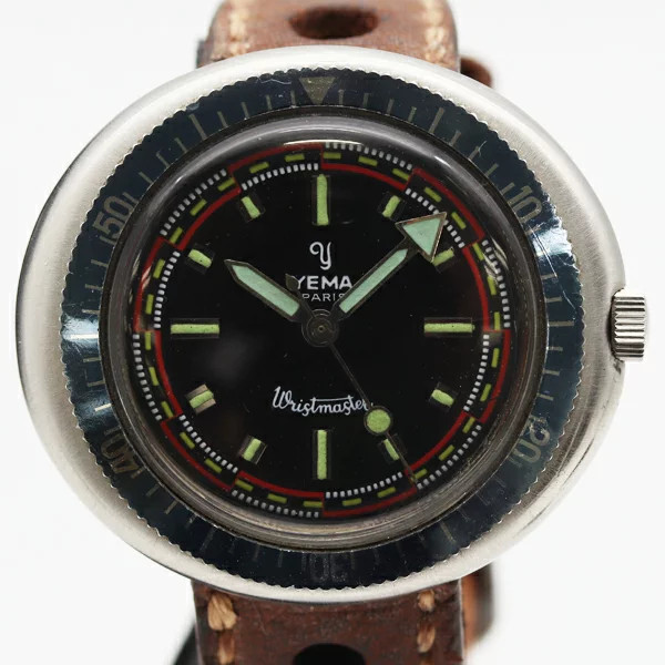 Yema Wristmaster Manual Winding Black Dial Used Men’s Watch 2258300 9TLT MST