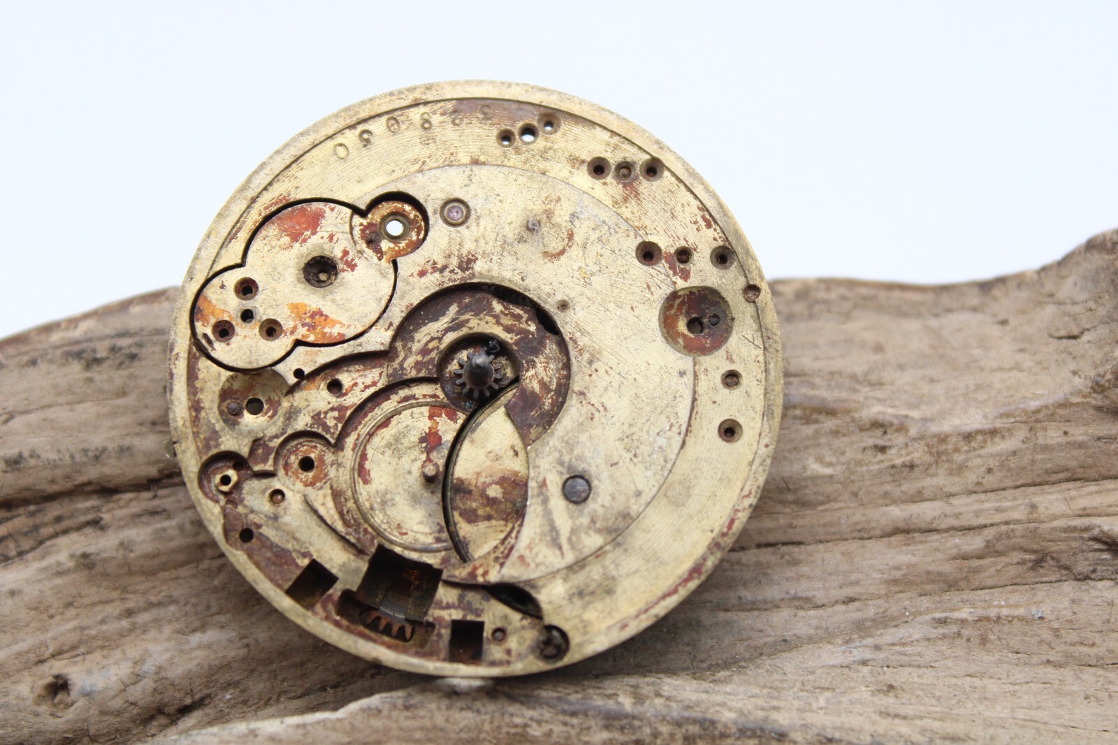 SWISS KEY-WIND POCKET WATCH 328050 MOVEMENT 40.0mm FOR SPARES OR REPAIR (BT2)