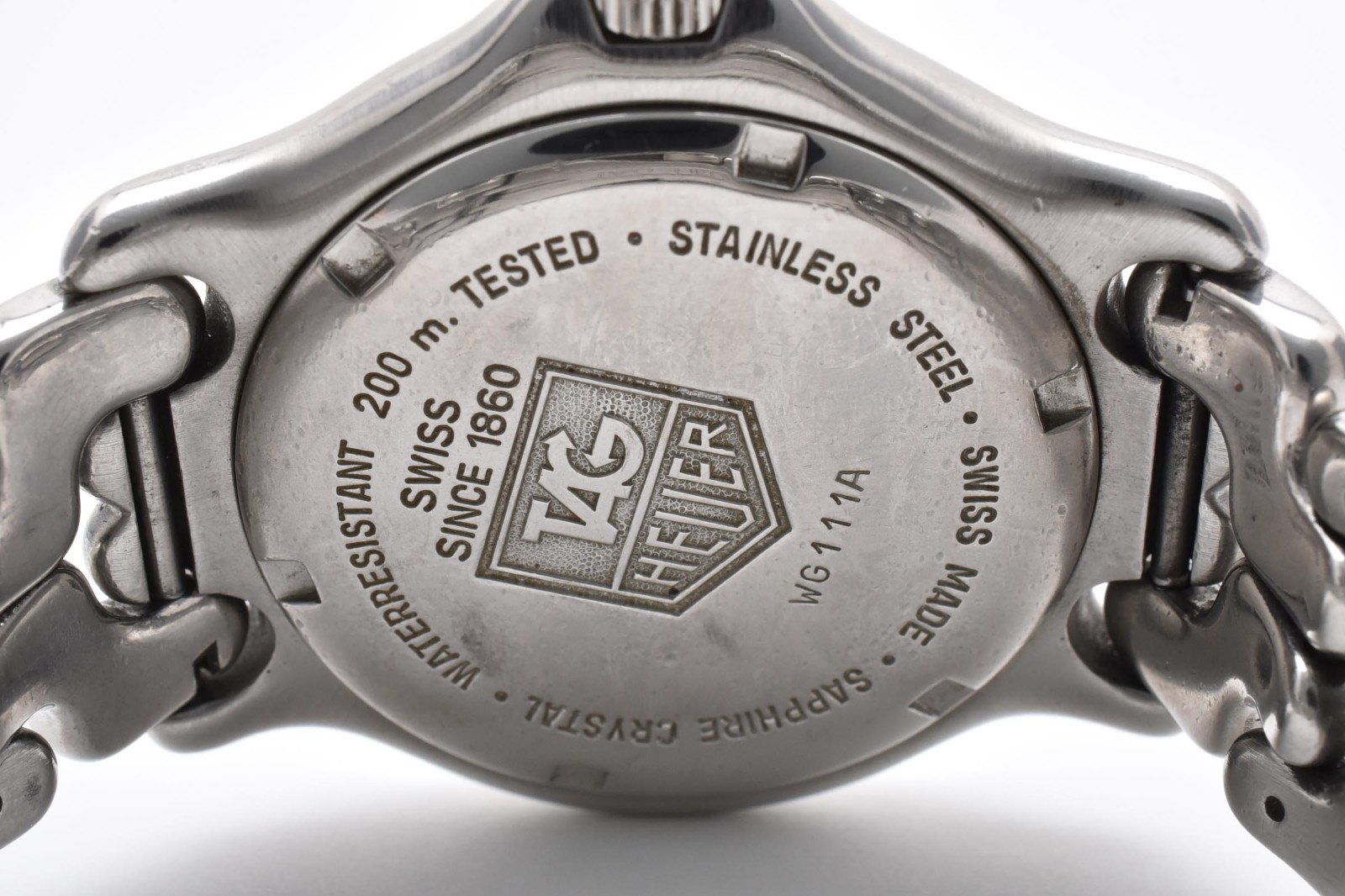 [Near MINT] TAG HEUER S/el WG111A Navy Blue Dial Quartz Men’s Watch From JAPAN