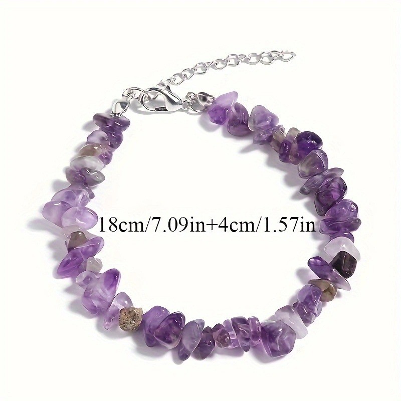 36pcs/set Natural Stone Jewelry Boho Crystal Bracelet Earrings Bead Chakra Reiki