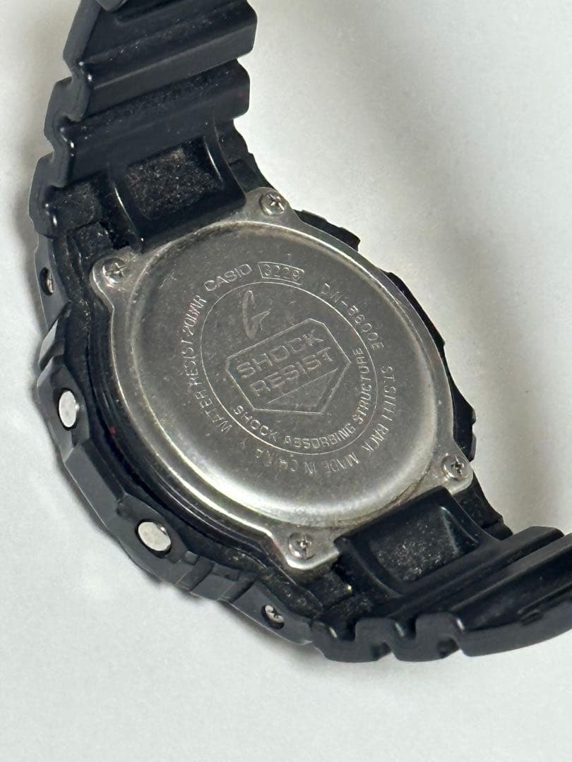 [Excellent Condition] CASIO G-SHOCK DW-5600E Watch, Black