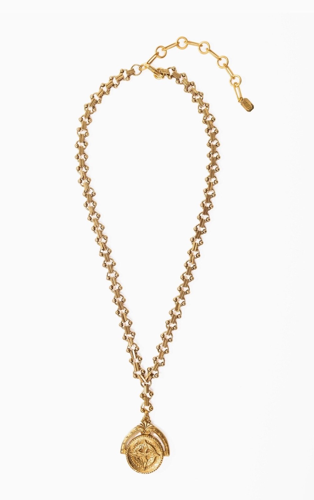 Elizabeth Cole Jewelry Shavon Necklace 24K Gold Plated