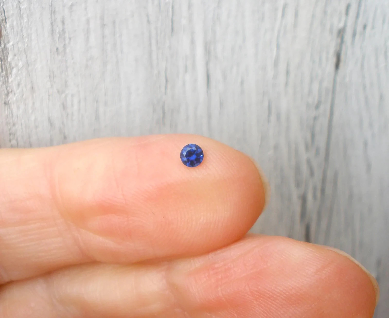 3mm Blue sapphire round loose faceted natural gem Top Quality