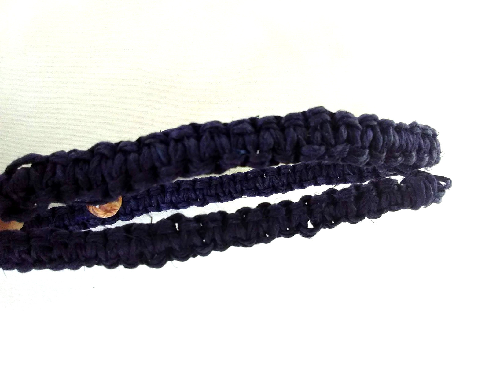 SURFER SKATER HEMP NECKLACE 24″ Unisex Macrame Boho Hippie USA Seller New