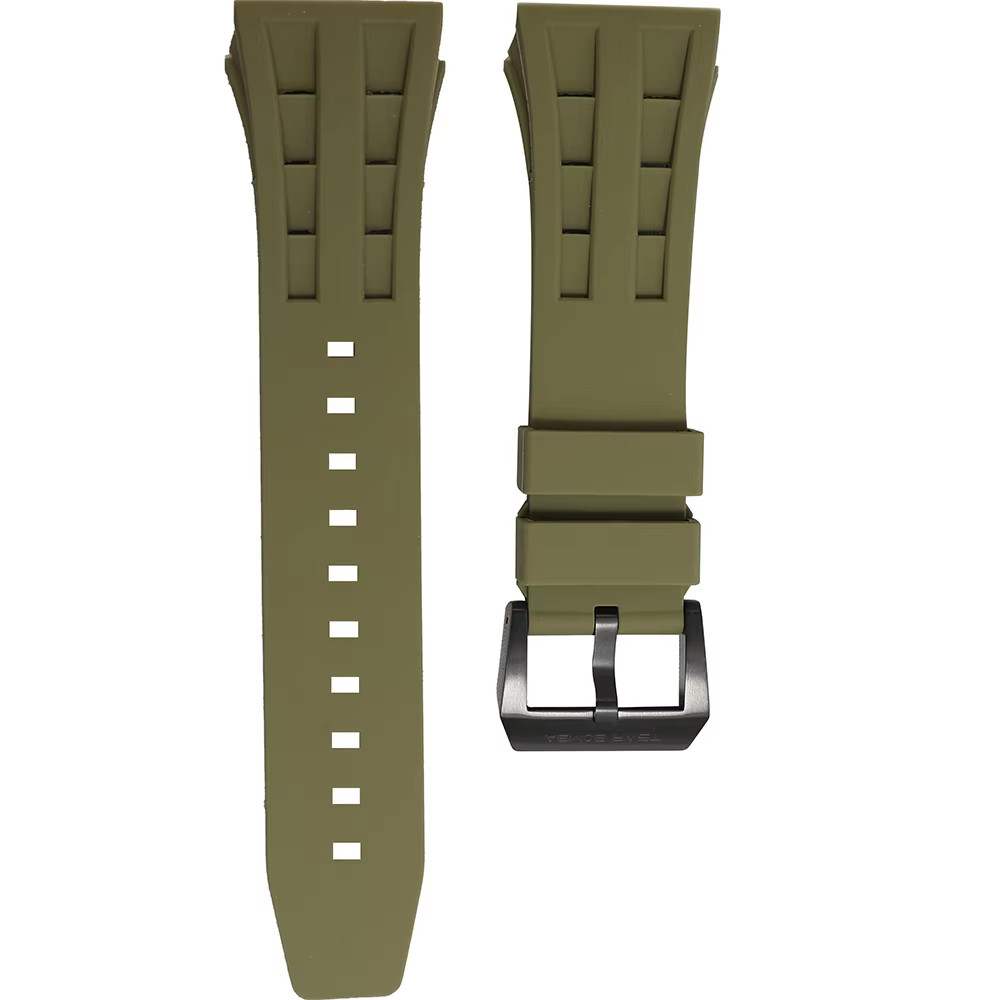 FKM Rubber Watch Band Strap Fits TSAR BOMBA TB8204 TB8206 TB8207 TB8208 TB8209