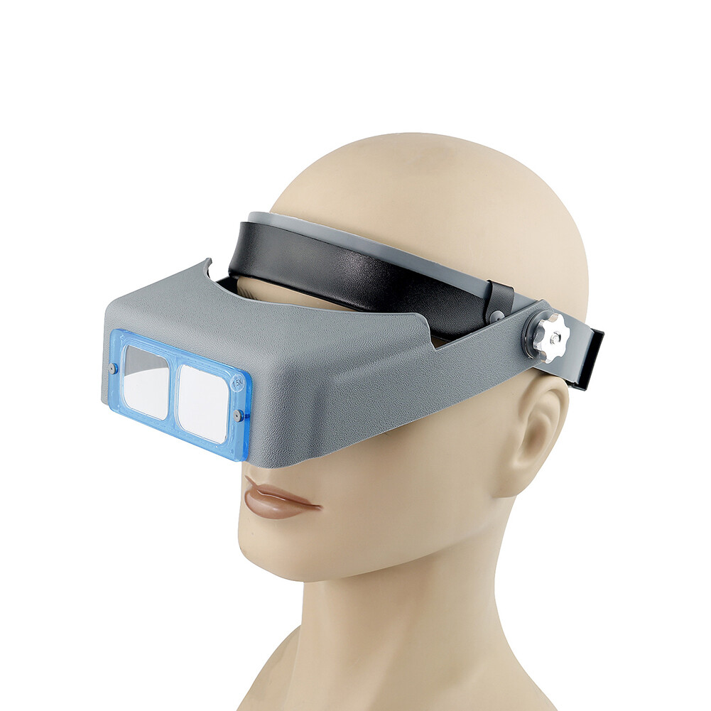 US 1 Pack Headband Magnifier Jewelers Magnifying Glasses Optical Headset Visor