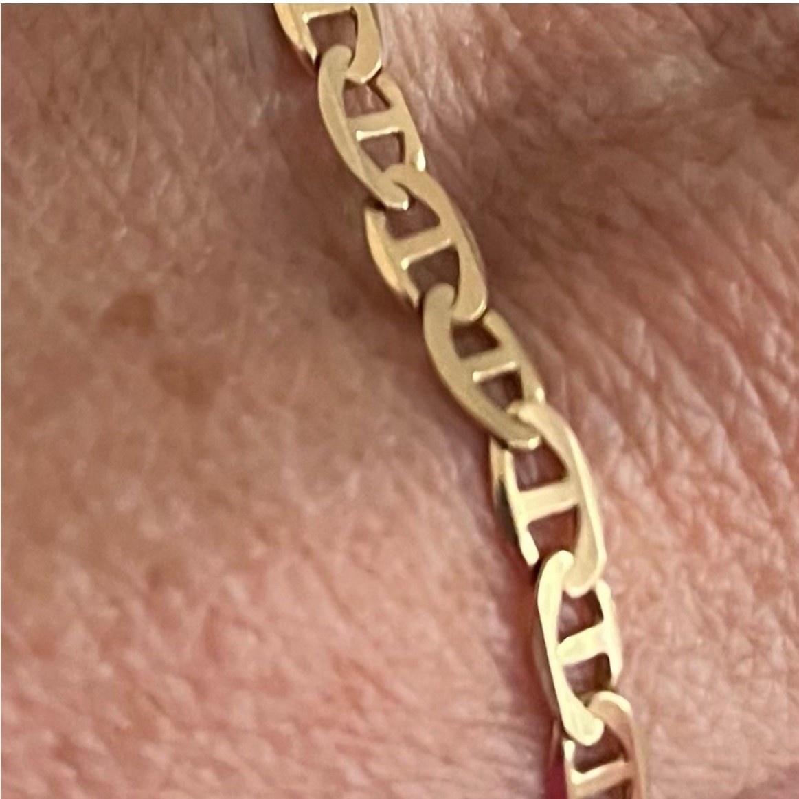 14k Italian Gold Gucci Style Link Bracelet 7” 5.9 Grams