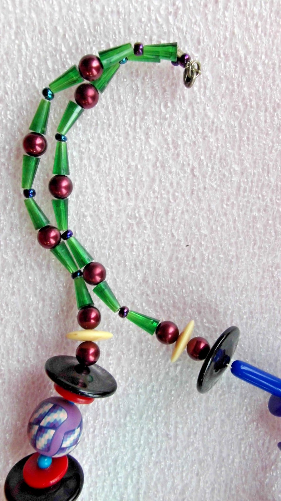 Beaded Necklace, Colorful, approx. 30″ long – Details Below