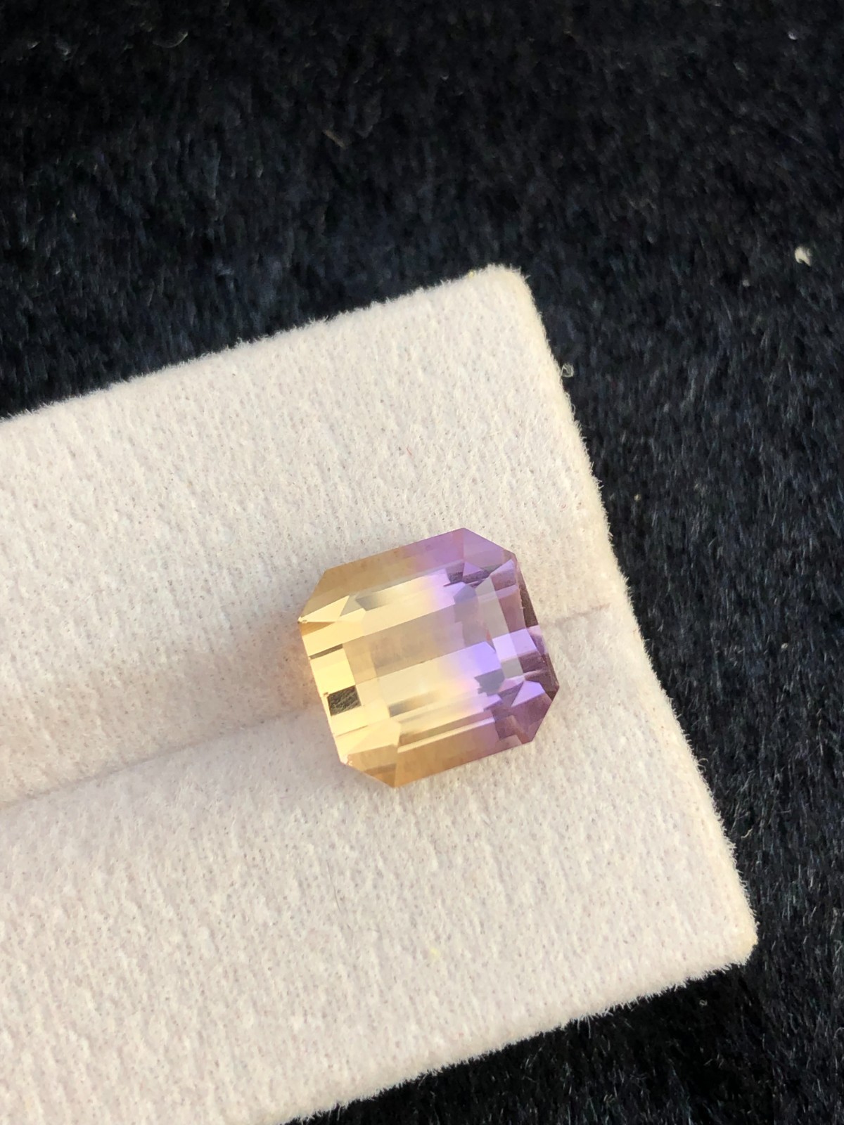 Natural Rich Bi-Color Ametrine 5.00 Ct | Purple & Golden Yellow Gemstone |