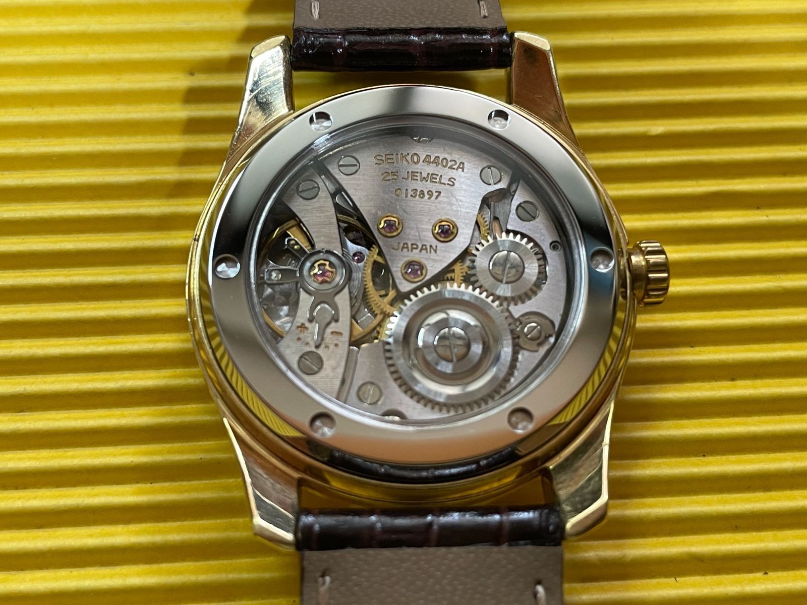 Seiko King Seiko 44KS Sapphire See-Through Case Back SUS316L From Japan