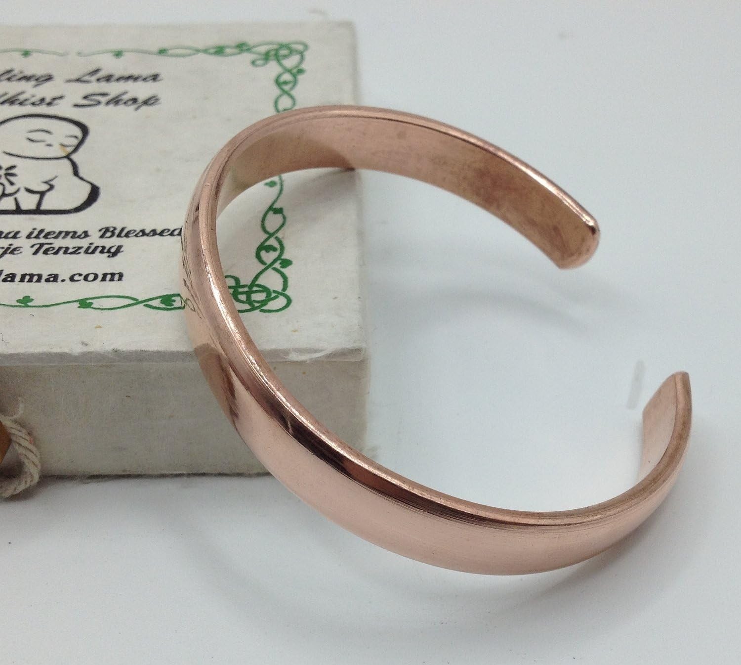 Hand Forged Copper Bracelet Unisex 7 Inch Durable Calming Adjustable Jewelry