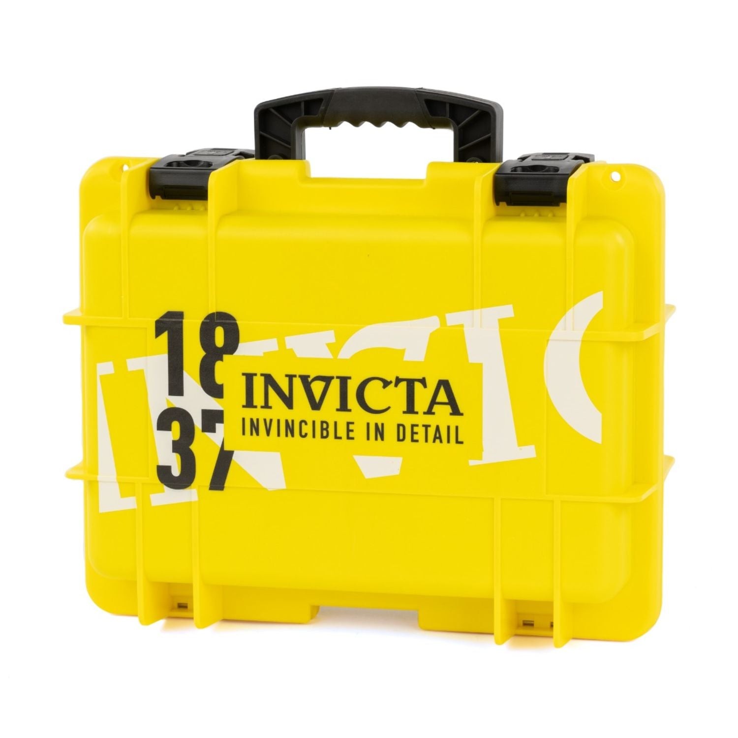 INVICTA EIGHT 8 SLOT IMPACT Yellow Watch Storage Box Collector Case 1837 Edition