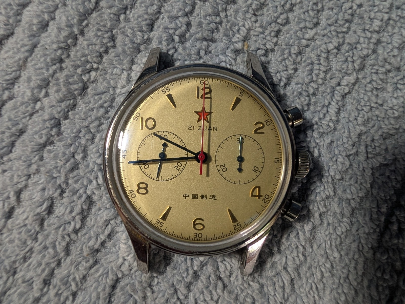 seagull 1963 mechanical chronograph watch