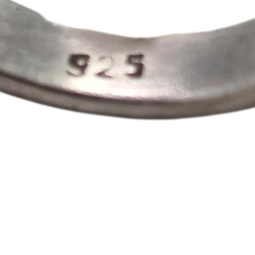 ADORABLE STERLING SILVER PRECIOUS GEMSTONE SIZE 5.5 DANGLE RING 3.9GR #3559
