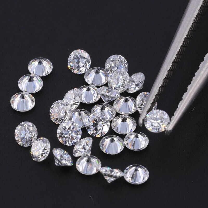 5 Pcs Loose CVD Diamond 3.75 MM Round – D to F – Color IF Clarity Certified