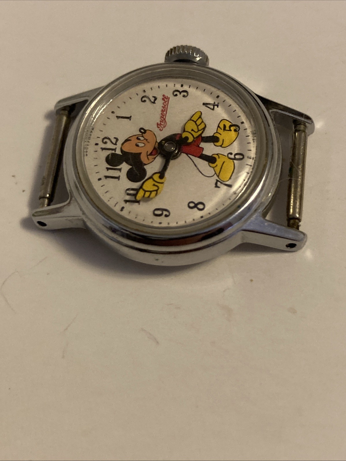 Vintage 1960’s Ingersoll Mickey Mouse Watch Walt Disney – Parts