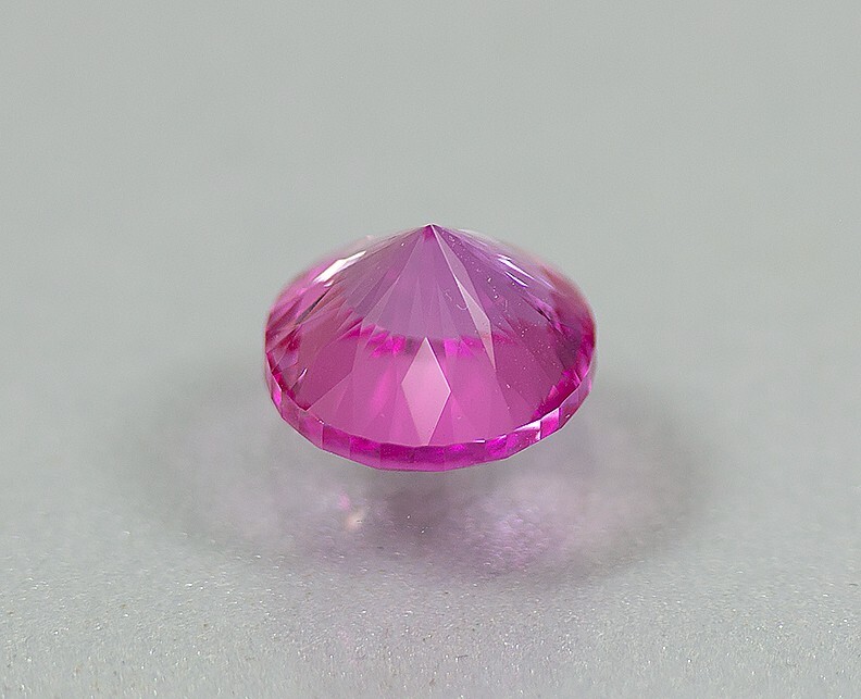 Pink Spinel. Lab Color 10.25 mm. 6.10 cts. New Cut Created For Diamonds.