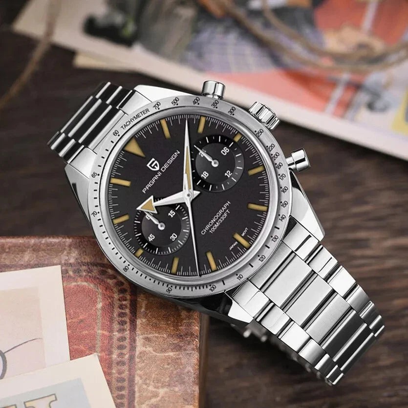 Pagani Design PD-1766 All Black Men Automatic Watch