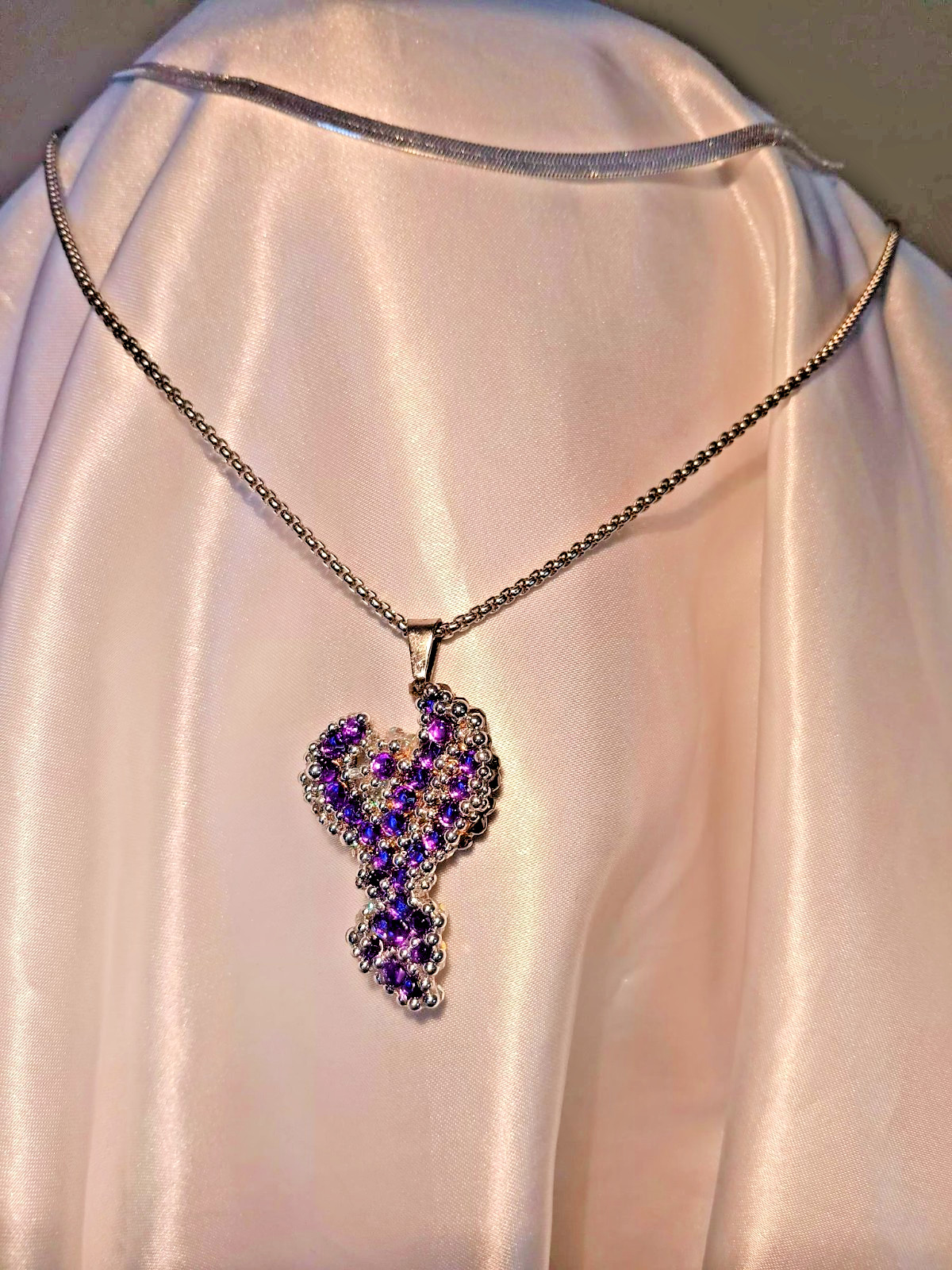 Nebula Galaxy Phoenix Necklace – Crystal Phoenix Jewelry Gift