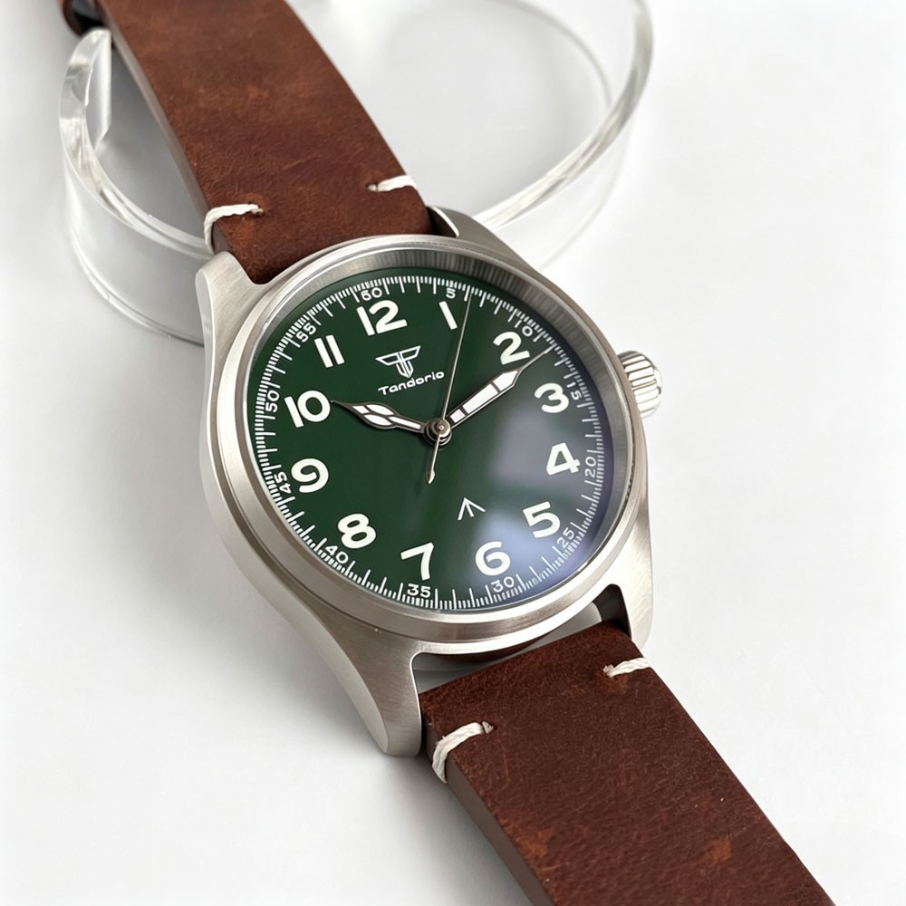 Tandorio 39mm Arabic Luminous 20ATM Sapphire Automatic Japan NH35A Men Watch