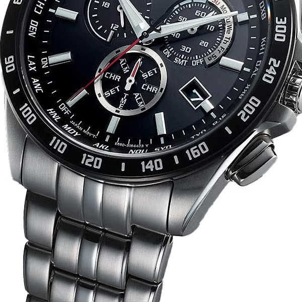 CITIZEN COLLECTION CB5874-90E Eco-Drive Radio Chronograph Men’s Watch