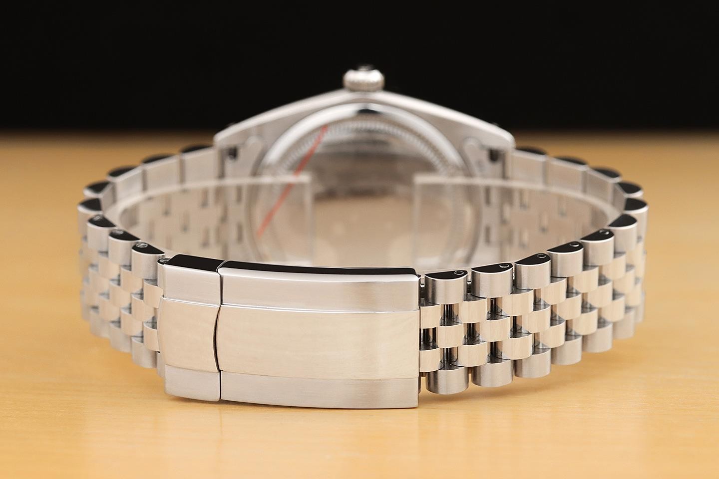 ROLEX OYSTERDATE PRECISION 6694 WHITE MOTHER OF PEARL DIAMOND STEEL 34MM WATCH