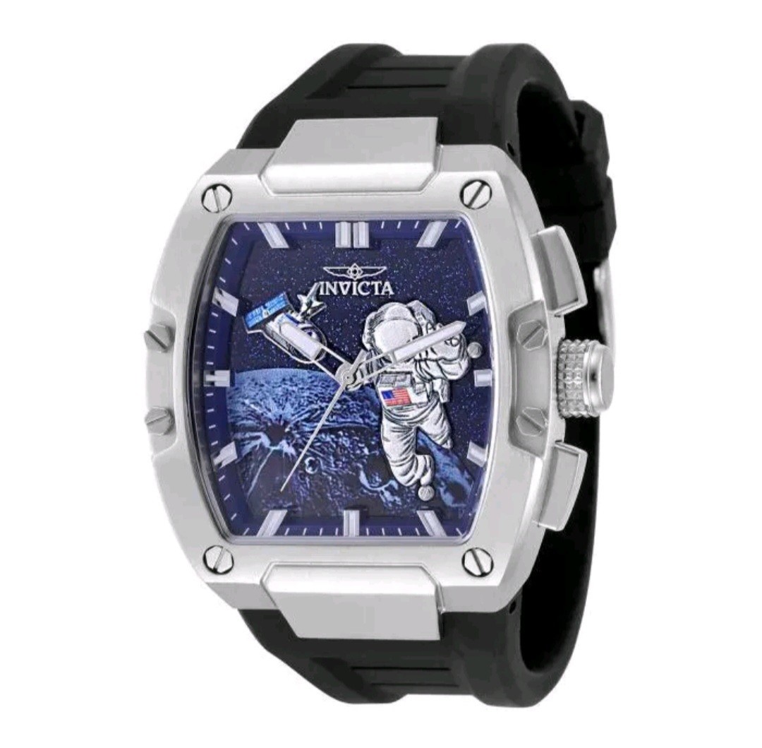 Invicta S1 Rally Moonlander Men’s Watch – 43mm 50643 Blue Glitter Dial New