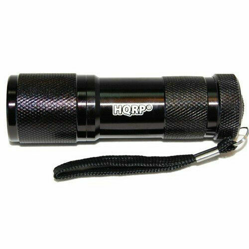 HQRP UV long wave black fluorescent light 365nm Gems Stones Jewelry Flashlight