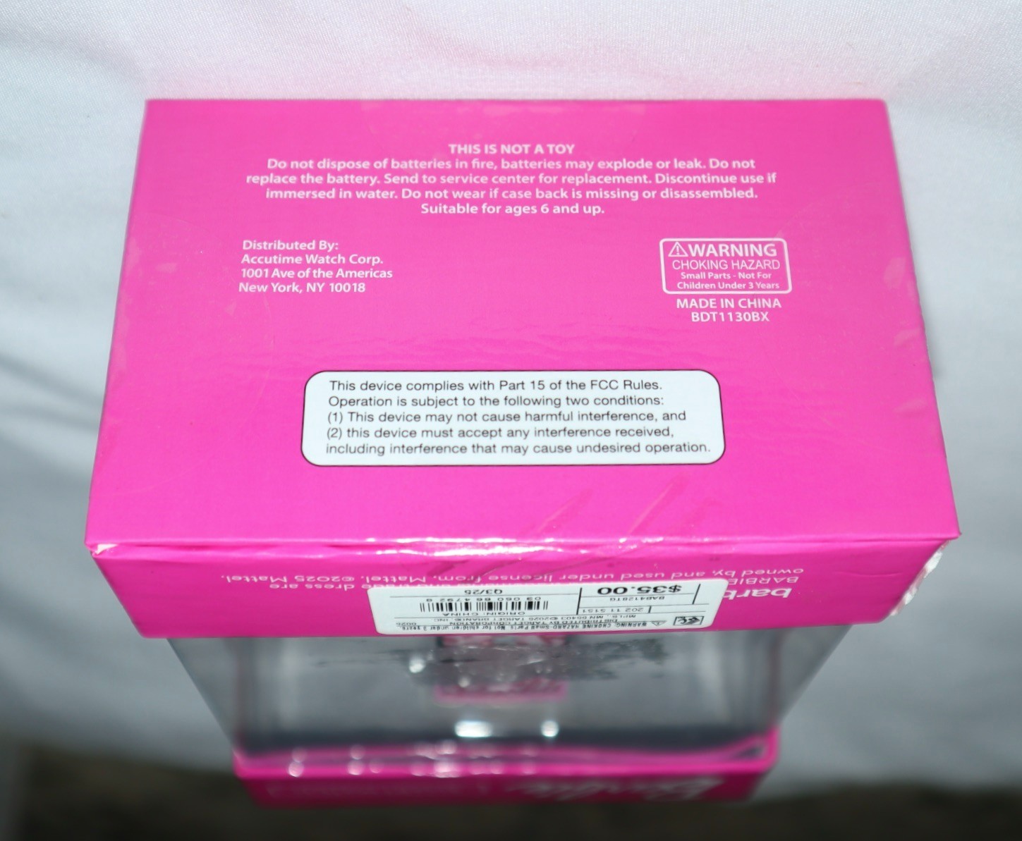 Barbie Kids Smartwatch Touchscreen Camera Games Video Calculator Interactive NEW
