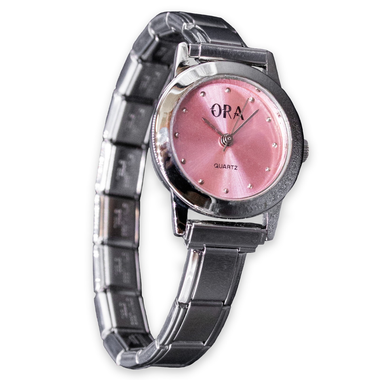 Fablinks Italian Charm Bracelet Watch, 316 Stainless Steel Dlinq Charms Watches