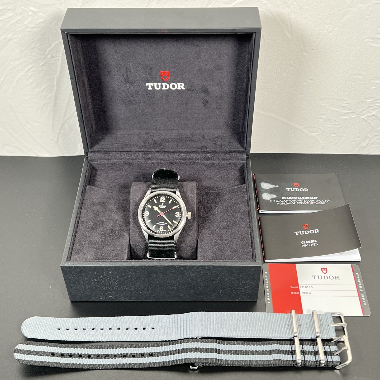 Tudor Heritage Ranger 79910 Automatic 41mm Steel Men Watch Black Dial EY-3