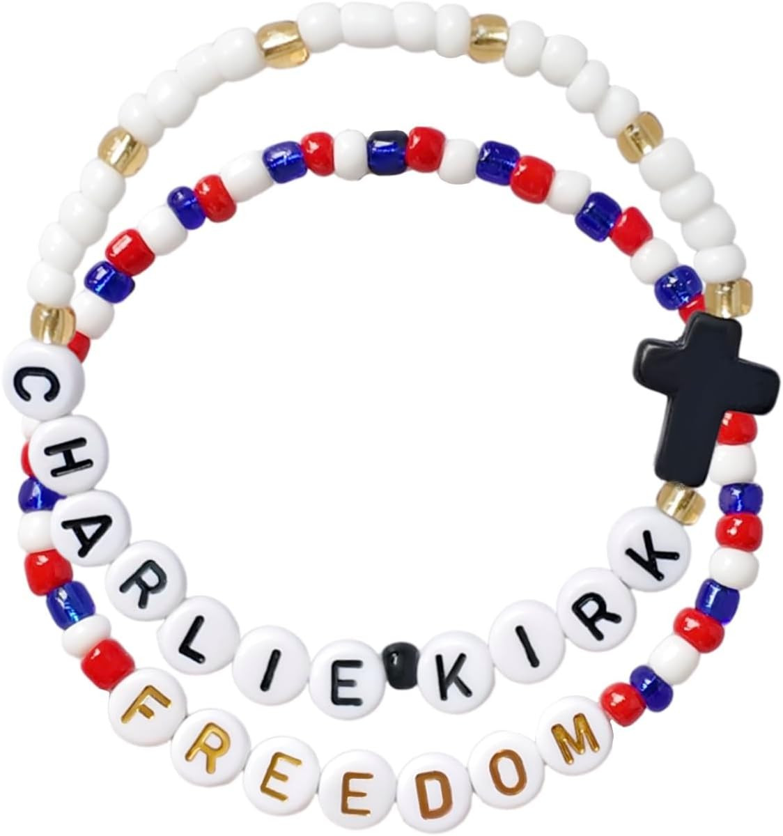 Charlie Kirk Merch Bracelet Shooting Freedom USA Bracelets Bracelets for Men Wom