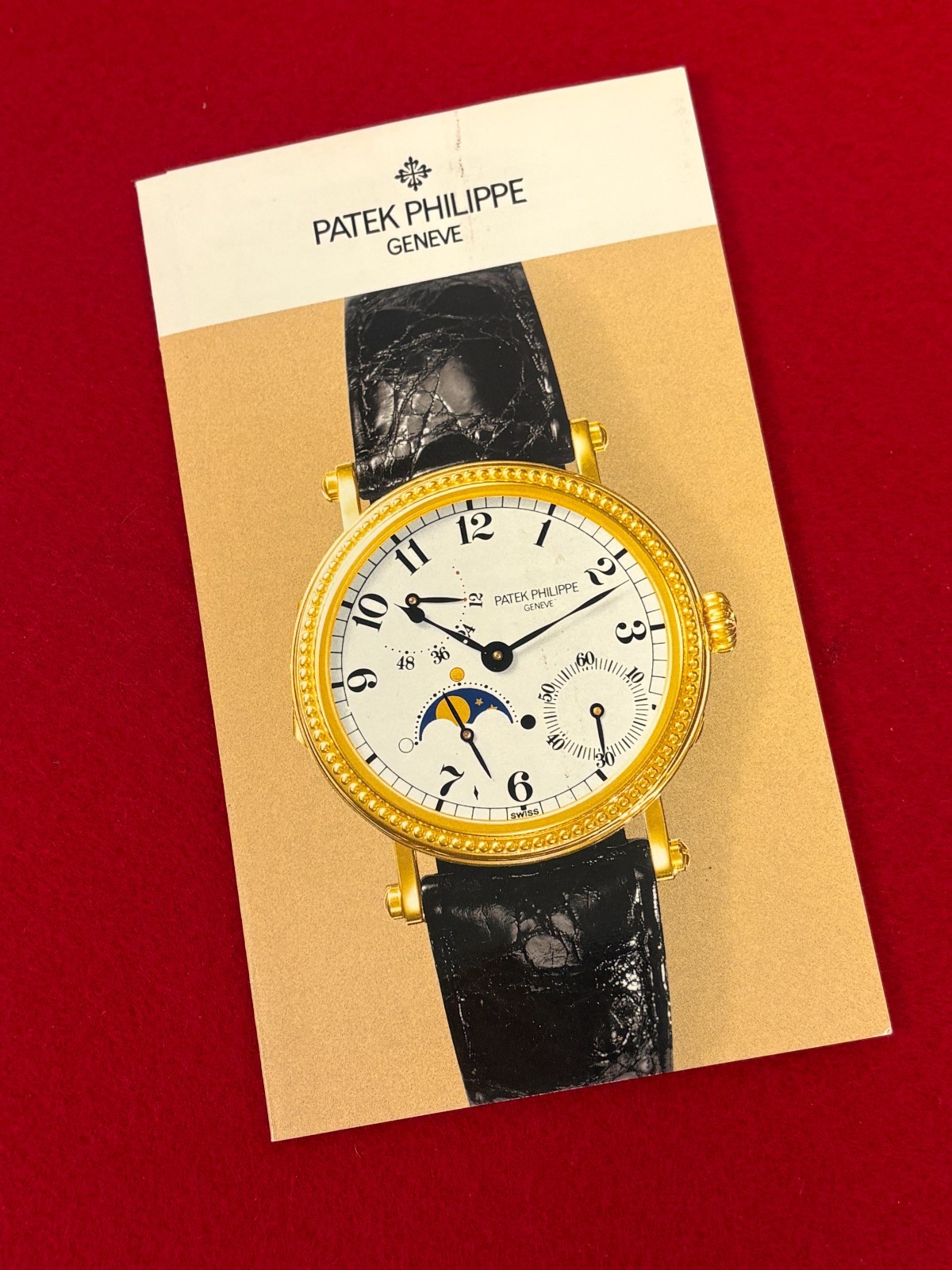 PATEK PHILIPPE 5015 ORIGINAL FACTORY INSTRUCTION MANUAL – FRENCH PRINT