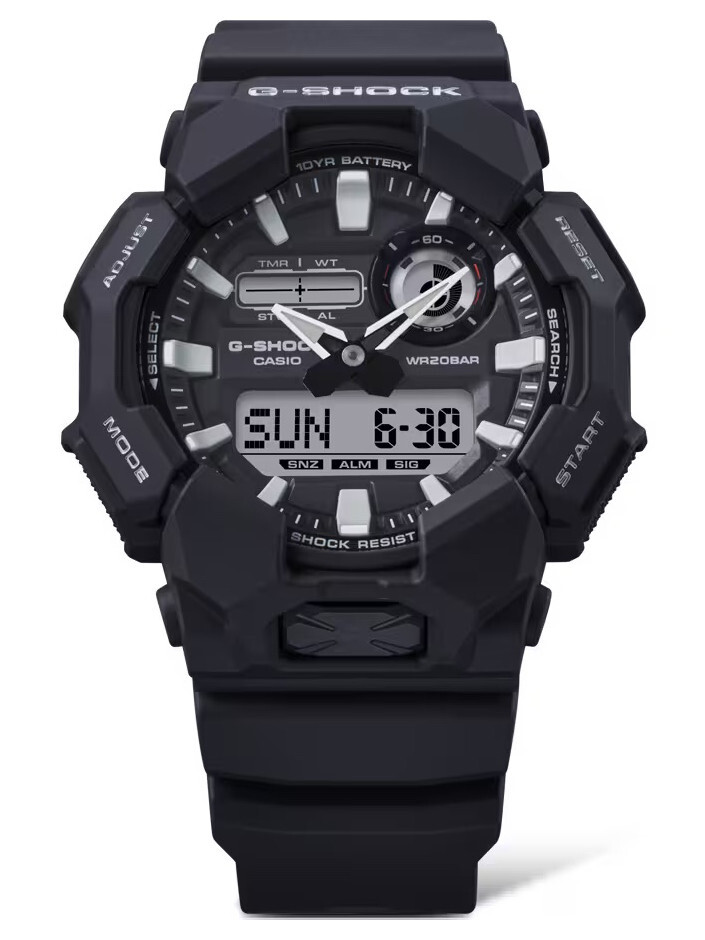 Casio G-SHOCK Analog-Digital GA010 Series – 110Yr Battery Watch – GA-010-1A