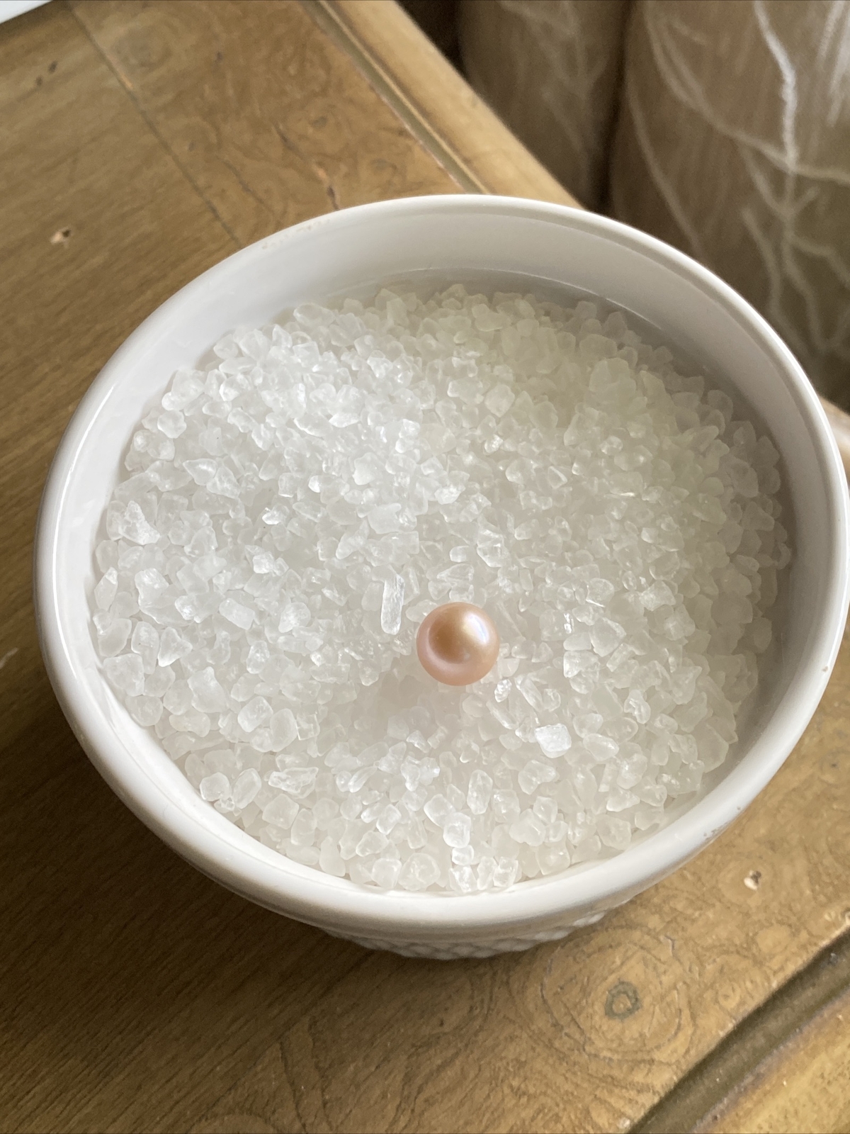 Loose Akoya Pearl -Quality AAA – 9.7MM – Champagne with pink hue