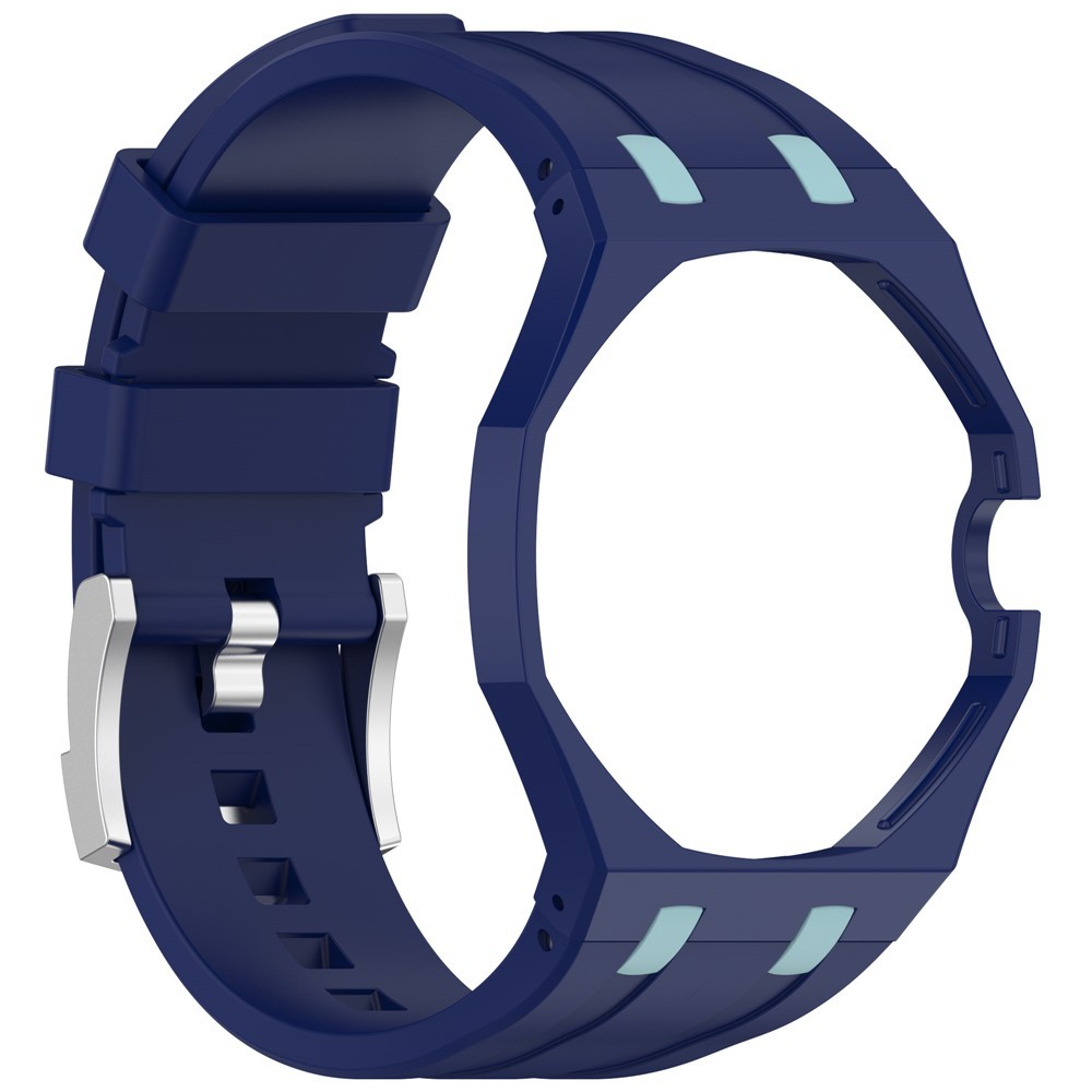 For Swatch AP x Royal Pop One-piece Strap Mod Kit Silicone Watch Band + PC Case