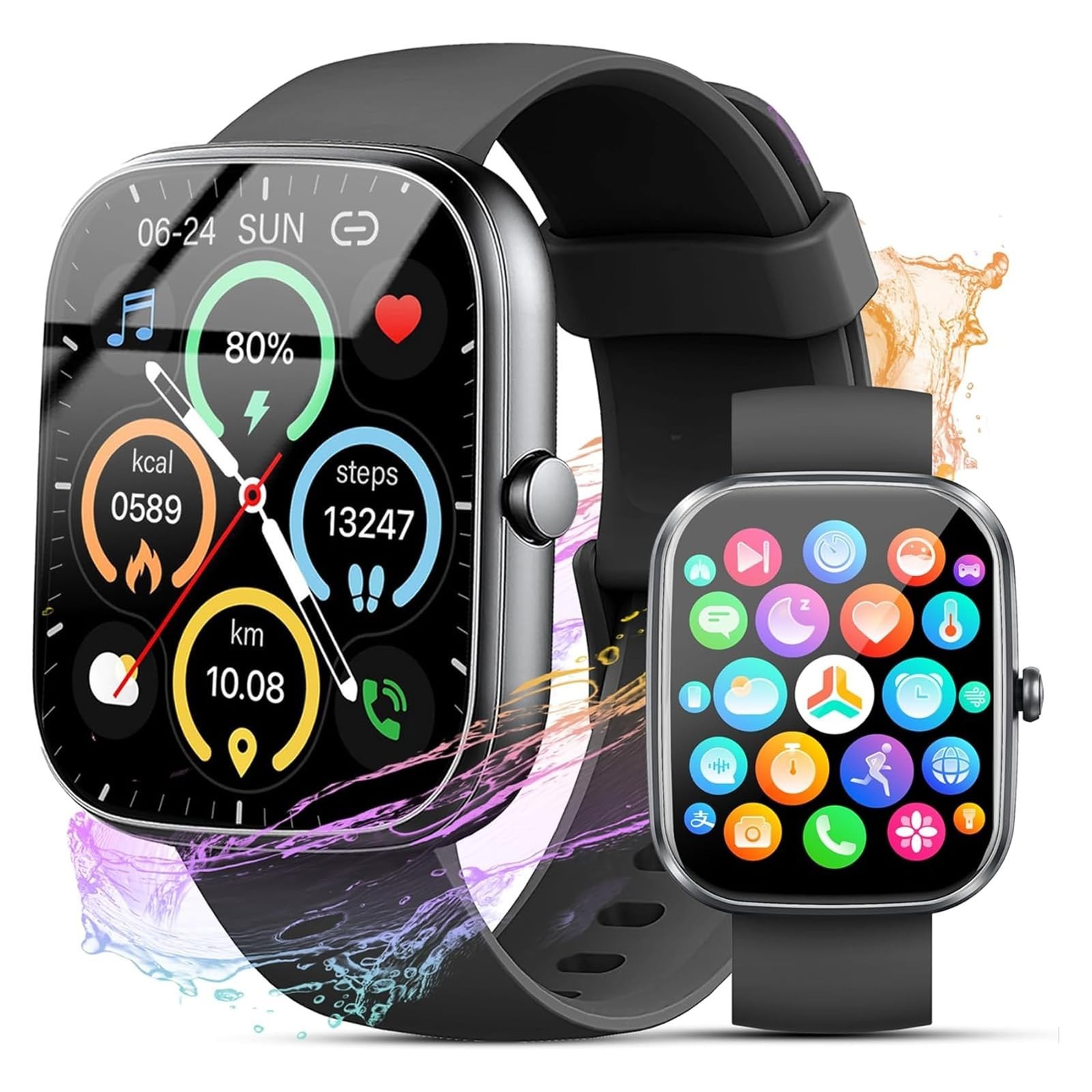 Smart Watch for Men Women, 1.91″Smartwatch with Answer/Make Call, Fitness Tra…