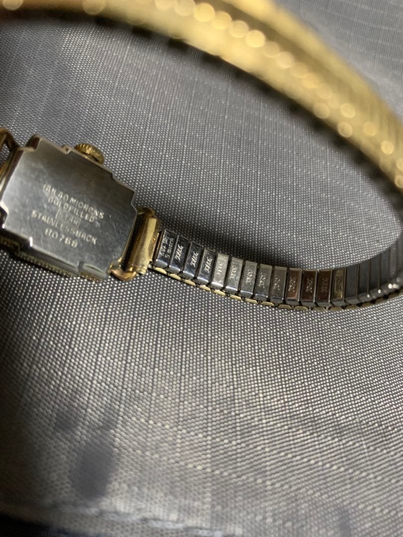 CITIZEN Manual Watch Square Gold Color