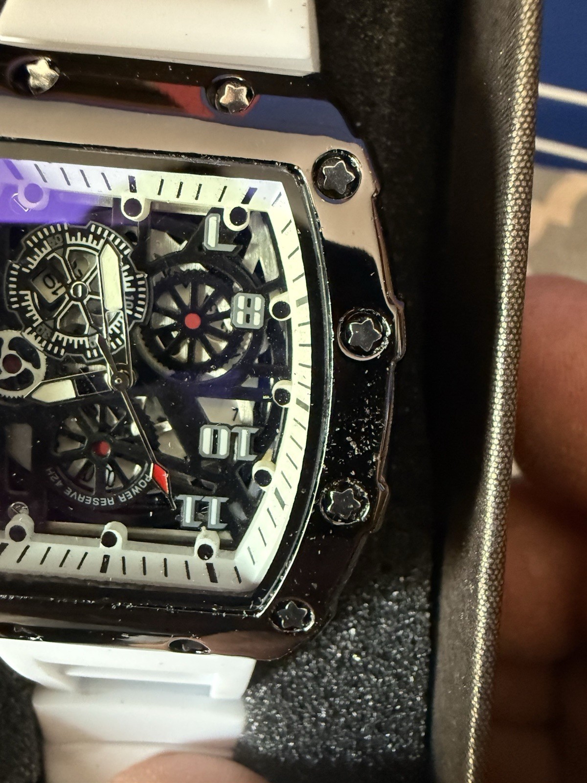 Aj Custom Designed I’m The USA White Watch