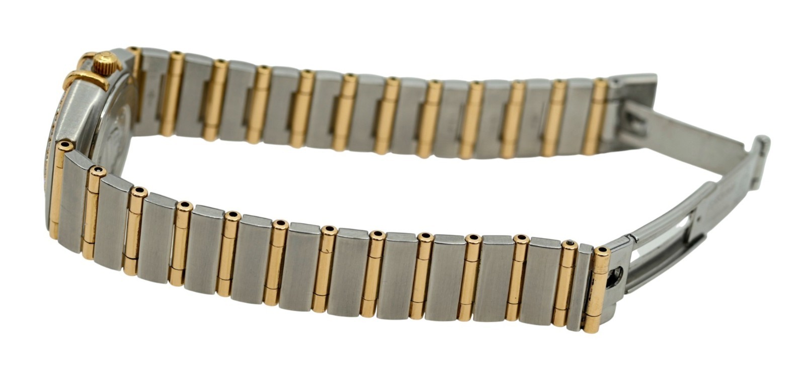 Omega 22.5mm Ladies Constellation Linen Diamond Bezel/ Dial Watch! Ref: 1267.15!
