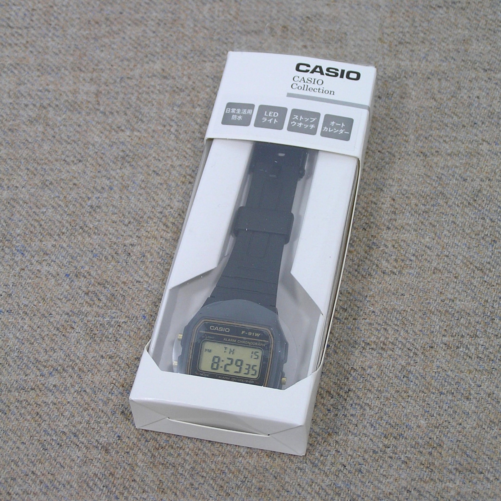 [UK STOCK!] CASIO F-91WG-9QJH GENUINE DIGITAL WATCH – Japan Exclusive Model!