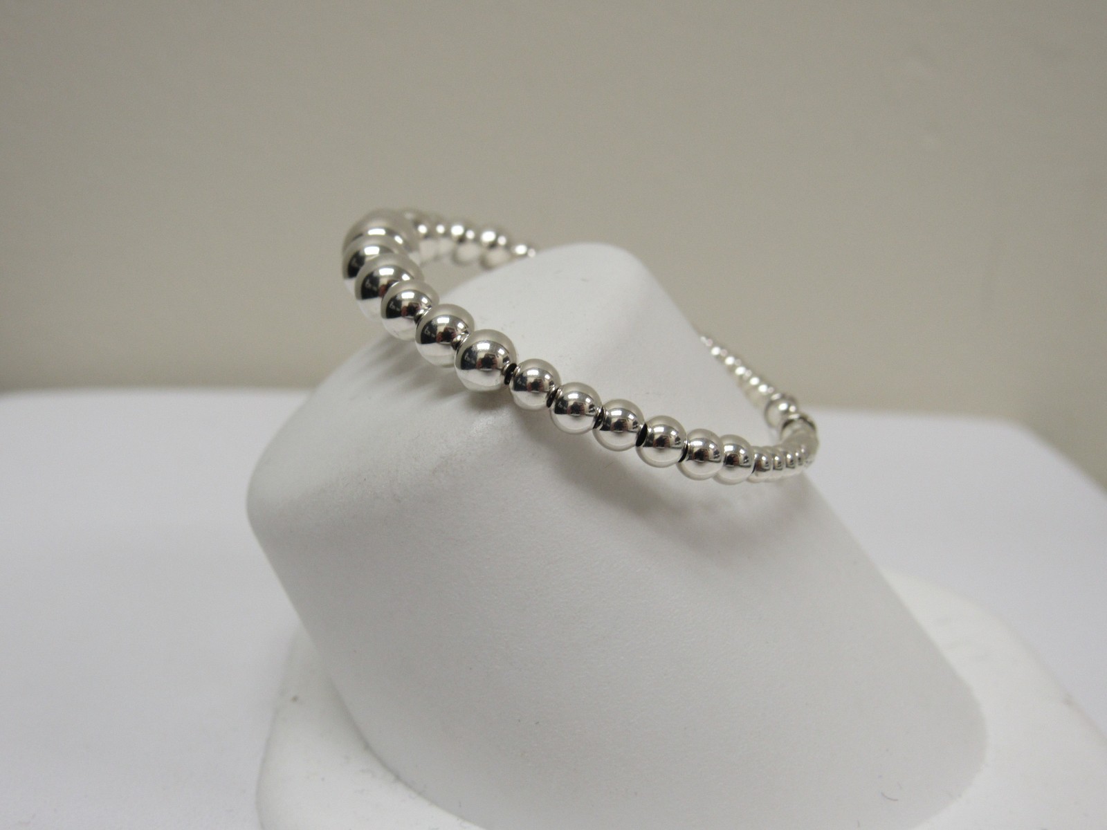 Designer LAGOS Sterling Silver Caviar Bubbly 7mm Cuff Bracelet
