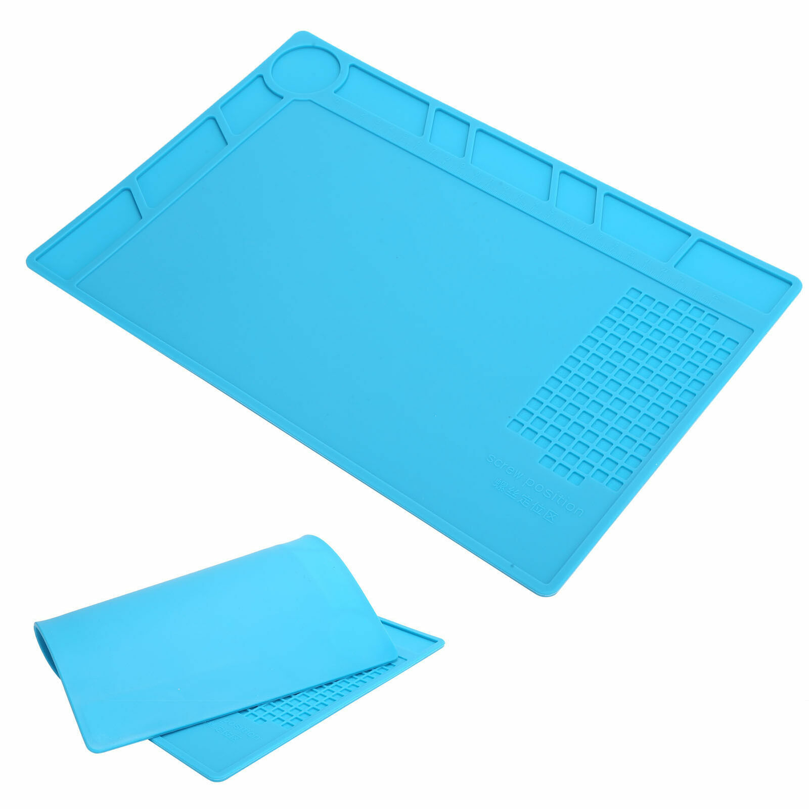 Watchmaker’s Rubber Bench Matgnetic Mat Anti-Slip Pad Jewelry Watch Repair Tools