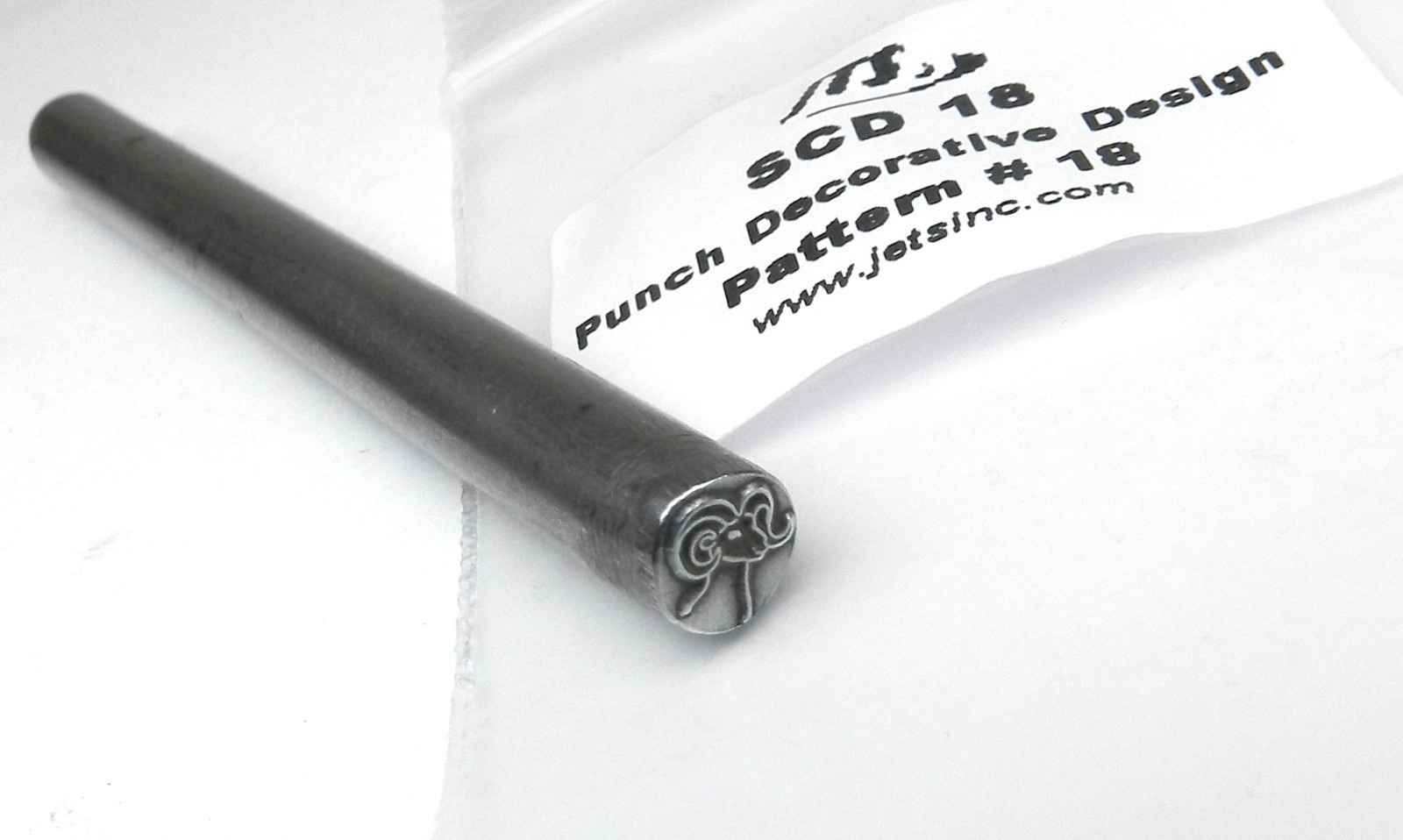 Metal Punch Design Stamp Decorative Ram Head Pattern SCD #18 Jewelry Making